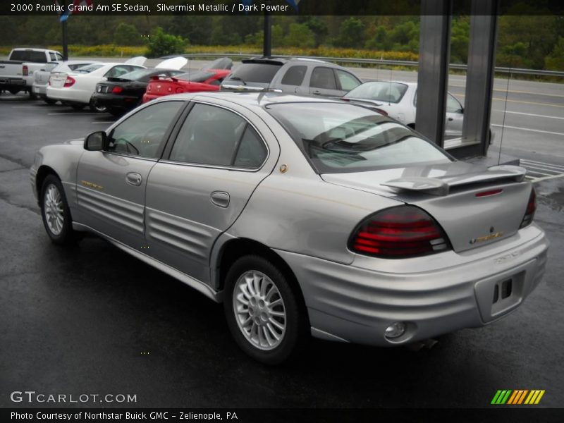 Silvermist Metallic / Dark Pewter 2000 Pontiac Grand Am SE Sedan