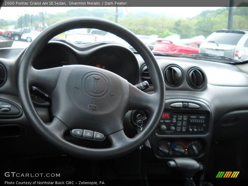 Silvermist Metallic / Dark Pewter 2000 Pontiac Grand Am SE Sedan