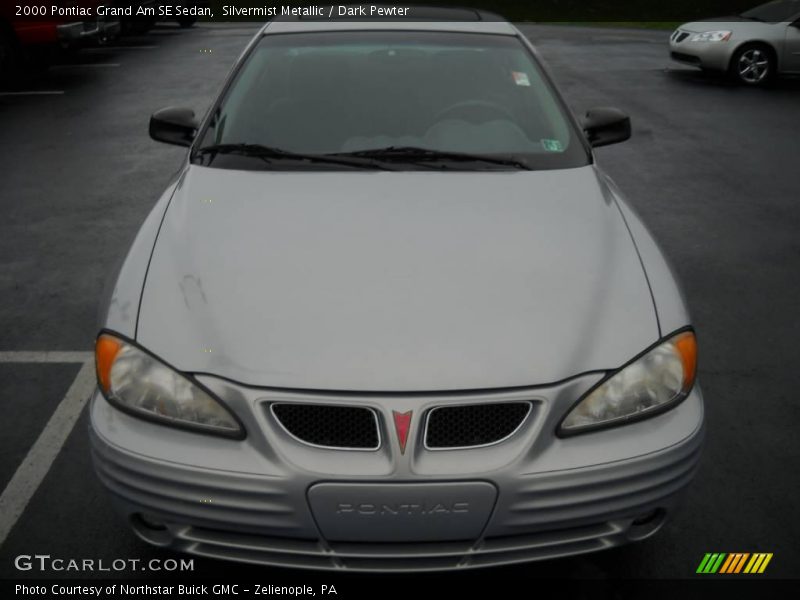 Silvermist Metallic / Dark Pewter 2000 Pontiac Grand Am SE Sedan