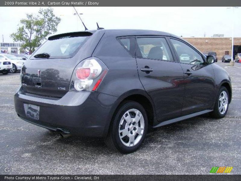 Carbon Gray Metallic / Ebony 2009 Pontiac Vibe 2.4