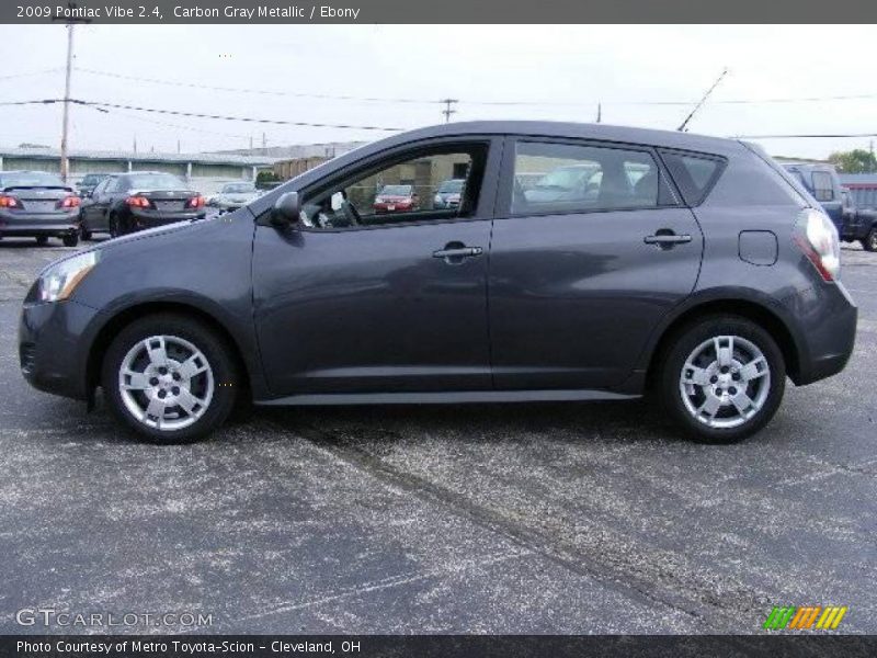 Carbon Gray Metallic / Ebony 2009 Pontiac Vibe 2.4