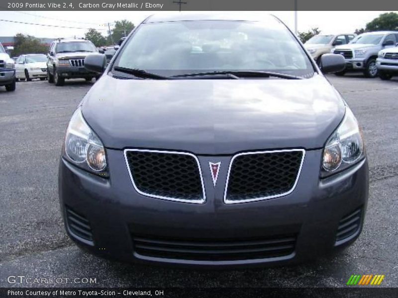 Carbon Gray Metallic / Ebony 2009 Pontiac Vibe 2.4