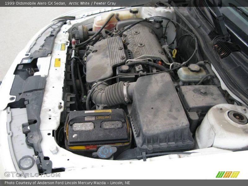 Arctic White / Pewter Gray 1999 Oldsmobile Alero GX Sedan