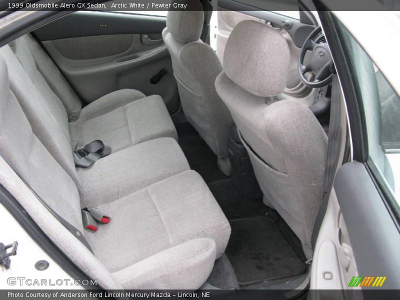 Arctic White / Pewter Gray 1999 Oldsmobile Alero GX Sedan