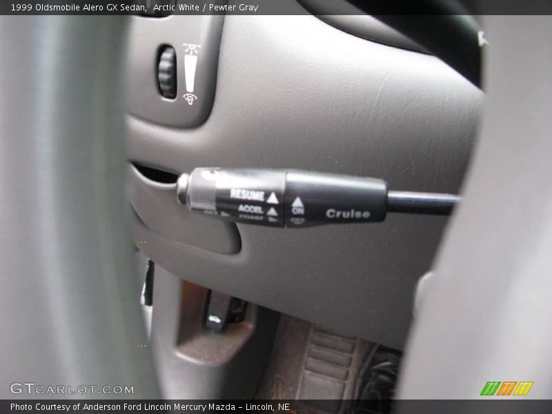 Arctic White / Pewter Gray 1999 Oldsmobile Alero GX Sedan