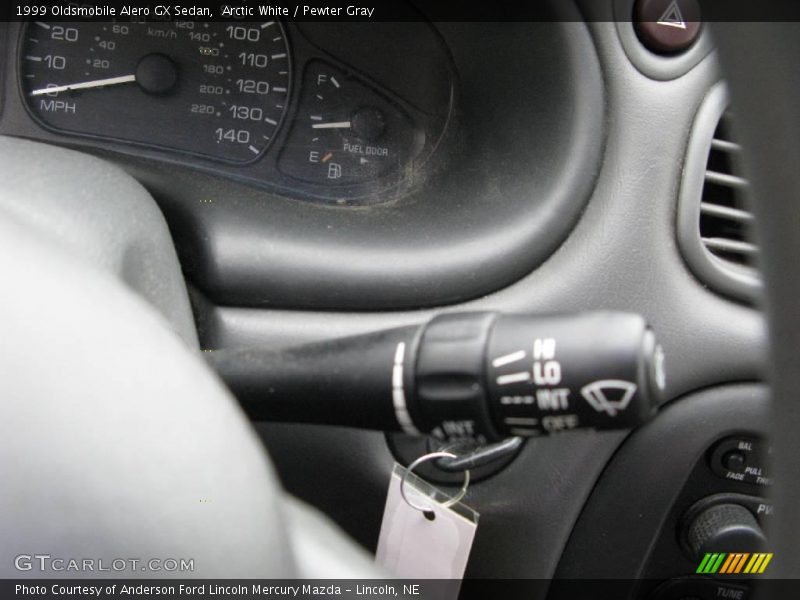 Arctic White / Pewter Gray 1999 Oldsmobile Alero GX Sedan