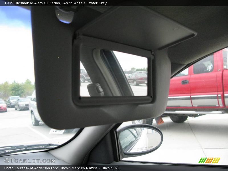 Arctic White / Pewter Gray 1999 Oldsmobile Alero GX Sedan