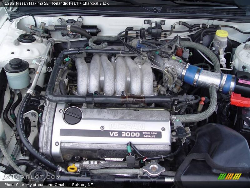 Icelandic Pearl / Charcoal Black 1999 Nissan Maxima SE