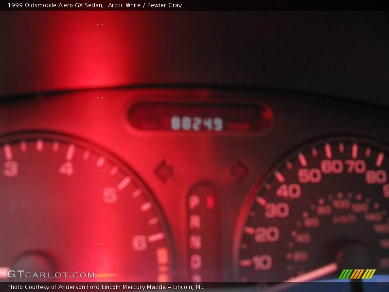 Arctic White / Pewter Gray 1999 Oldsmobile Alero GX Sedan