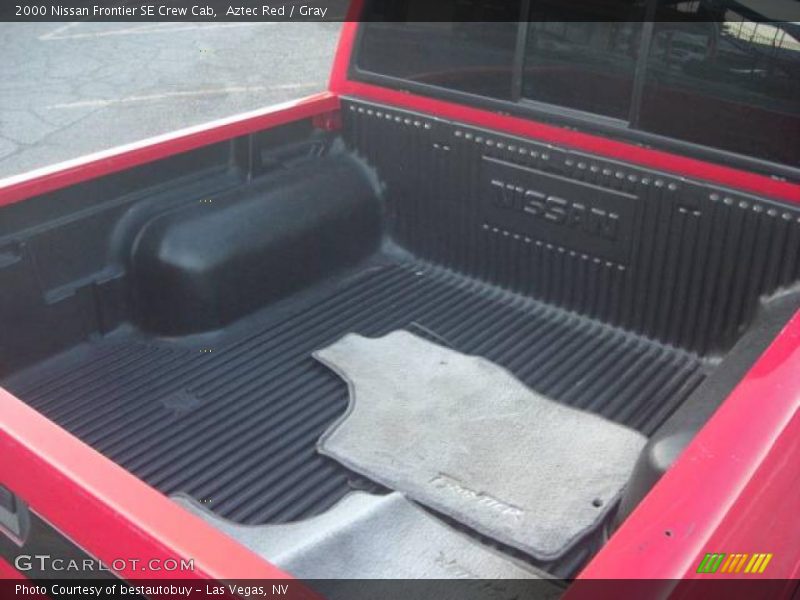 Aztec Red / Gray 2000 Nissan Frontier SE Crew Cab