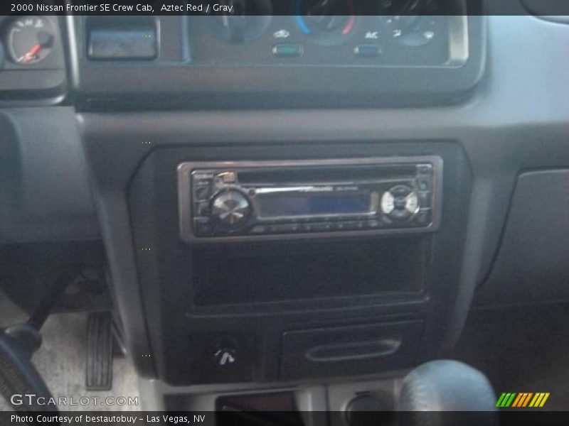 Aztec Red / Gray 2000 Nissan Frontier SE Crew Cab