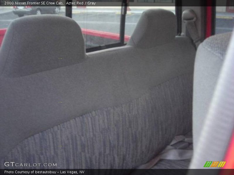 Aztec Red / Gray 2000 Nissan Frontier SE Crew Cab