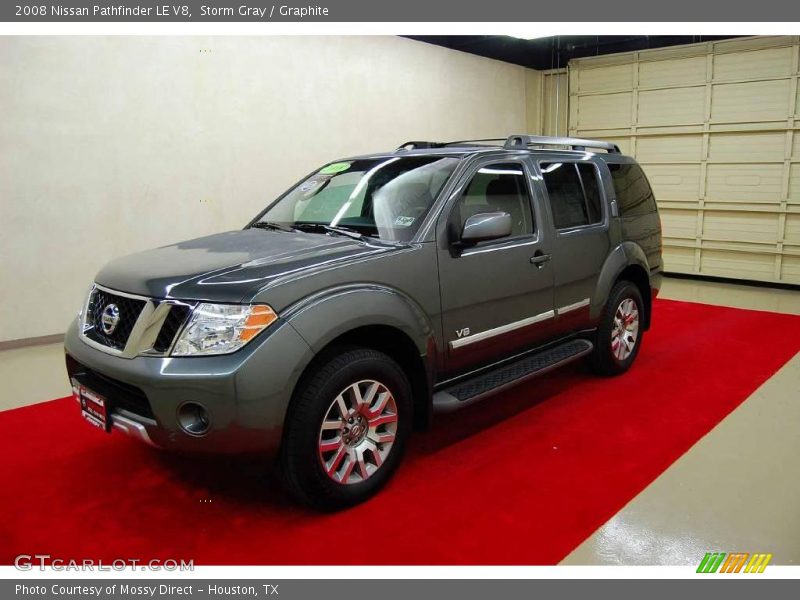 Storm Gray / Graphite 2008 Nissan Pathfinder LE V8
