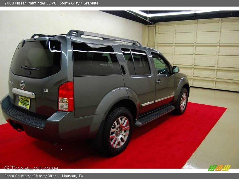 Storm Gray / Graphite 2008 Nissan Pathfinder LE V8