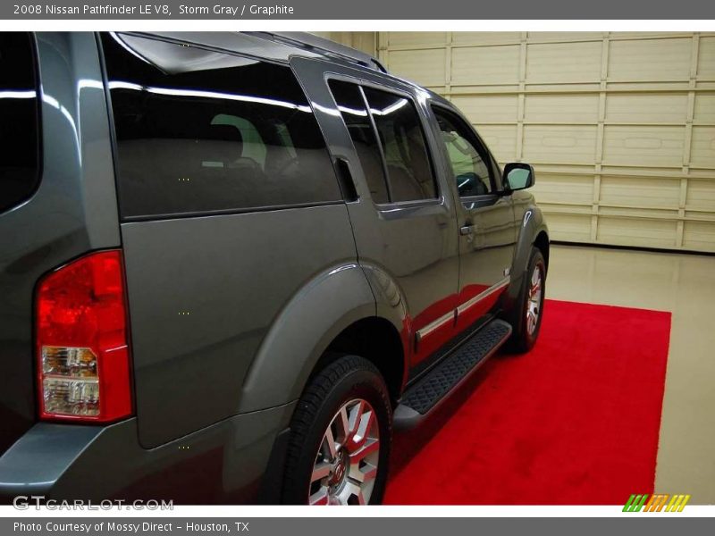 Storm Gray / Graphite 2008 Nissan Pathfinder LE V8