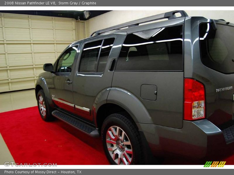 Storm Gray / Graphite 2008 Nissan Pathfinder LE V8