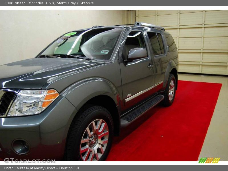 Storm Gray / Graphite 2008 Nissan Pathfinder LE V8