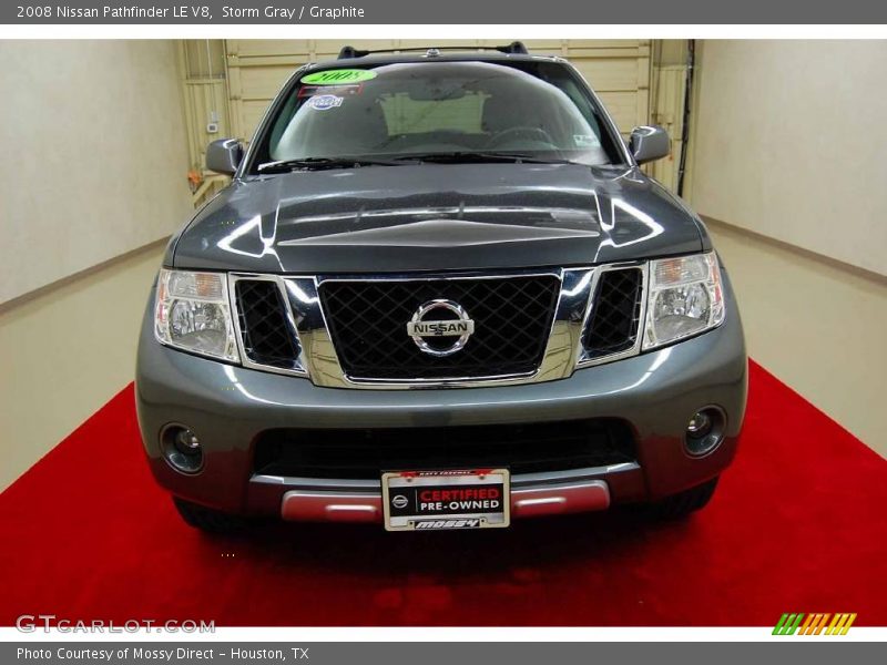 Storm Gray / Graphite 2008 Nissan Pathfinder LE V8