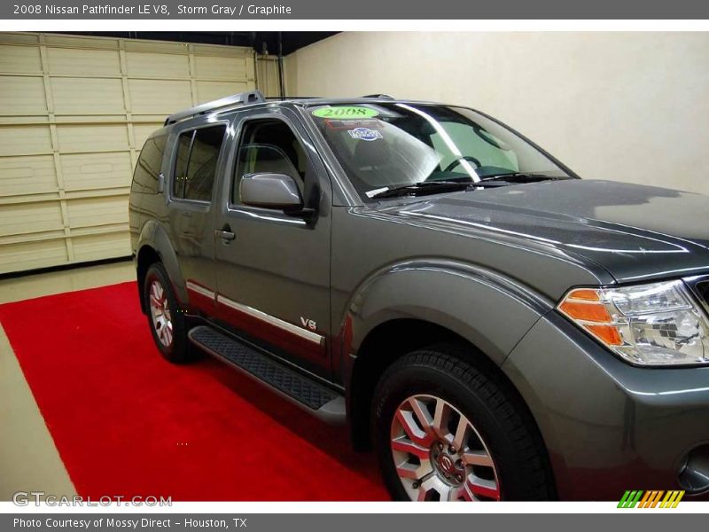 Storm Gray / Graphite 2008 Nissan Pathfinder LE V8