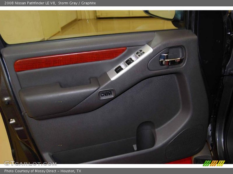 Storm Gray / Graphite 2008 Nissan Pathfinder LE V8