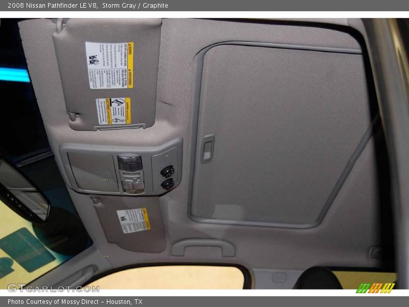 Storm Gray / Graphite 2008 Nissan Pathfinder LE V8