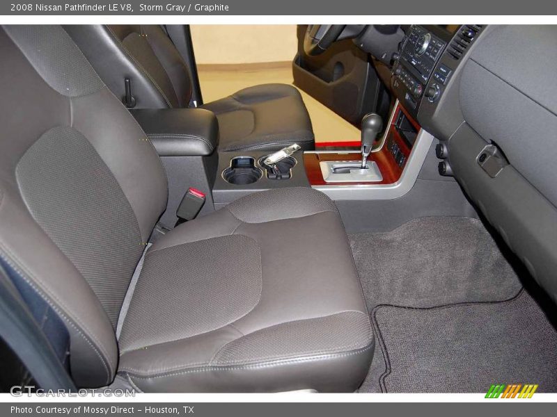 Storm Gray / Graphite 2008 Nissan Pathfinder LE V8
