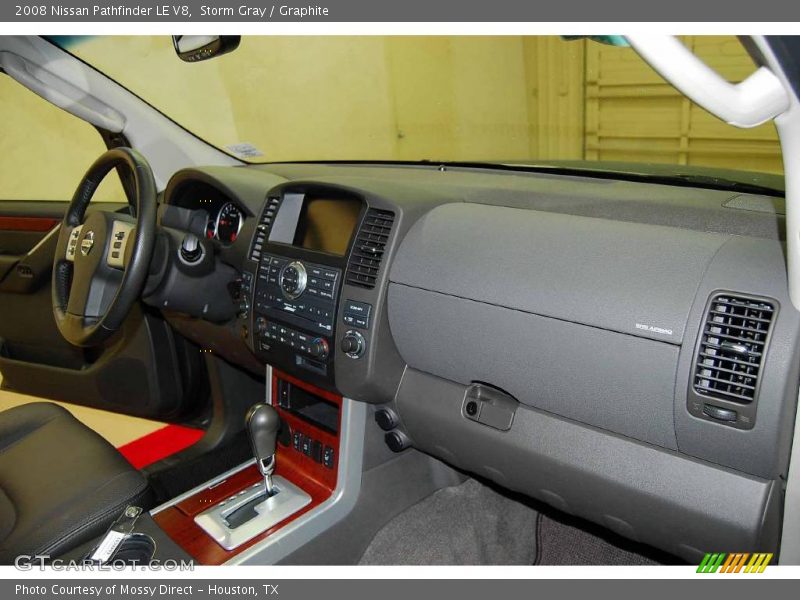 Storm Gray / Graphite 2008 Nissan Pathfinder LE V8