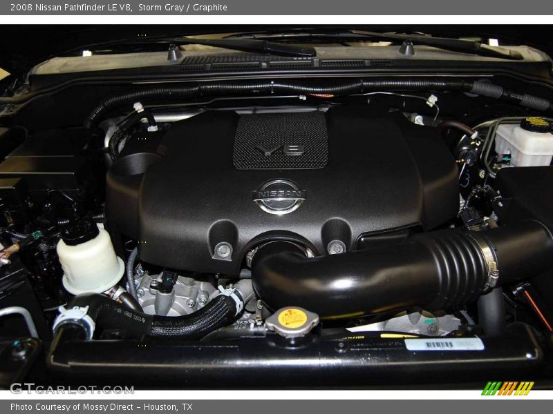 Storm Gray / Graphite 2008 Nissan Pathfinder LE V8