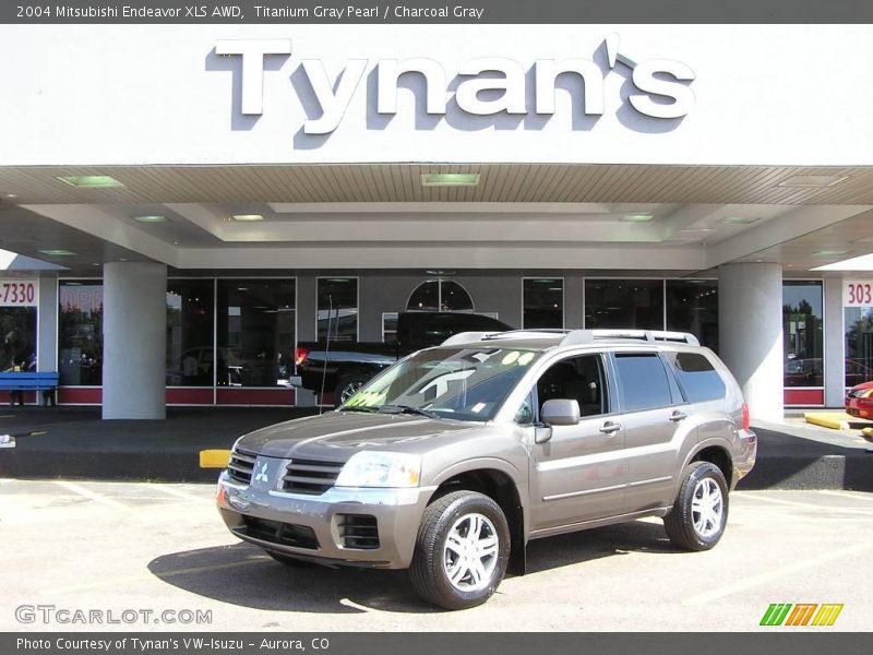 Titanium Gray Pearl / Charcoal Gray 2004 Mitsubishi Endeavor XLS AWD