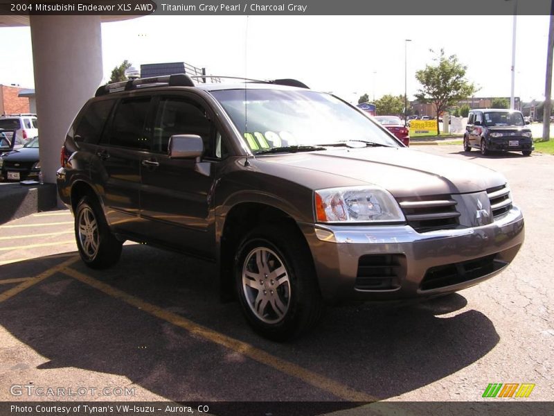 Titanium Gray Pearl / Charcoal Gray 2004 Mitsubishi Endeavor XLS AWD