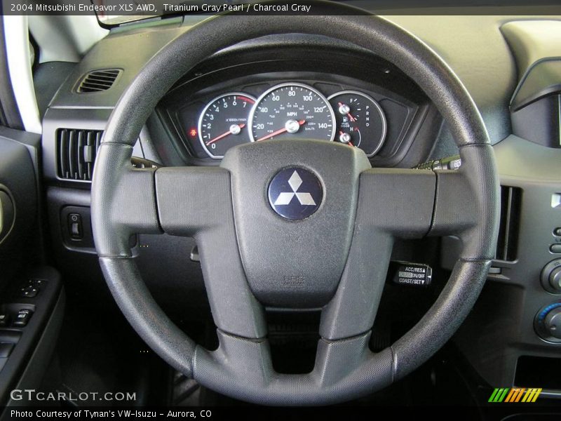 Titanium Gray Pearl / Charcoal Gray 2004 Mitsubishi Endeavor XLS AWD