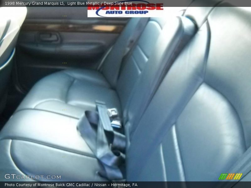 Light Blue Metallic / Deep Slate Blue 1998 Mercury Grand Marquis LS