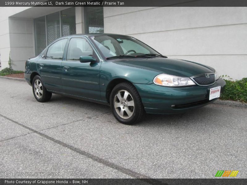 Dark Satin Green Metallic / Prairie Tan 1999 Mercury Mystique LS