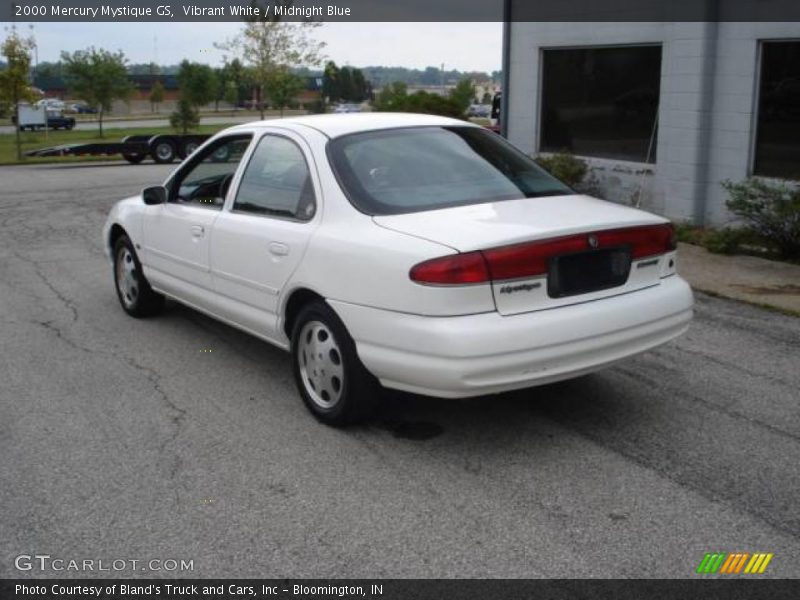 Vibrant White / Midnight Blue 2000 Mercury Mystique GS