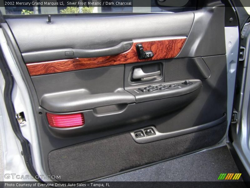 Silver Frost Metallic / Dark Charcoal 2002 Mercury Grand Marquis LS
