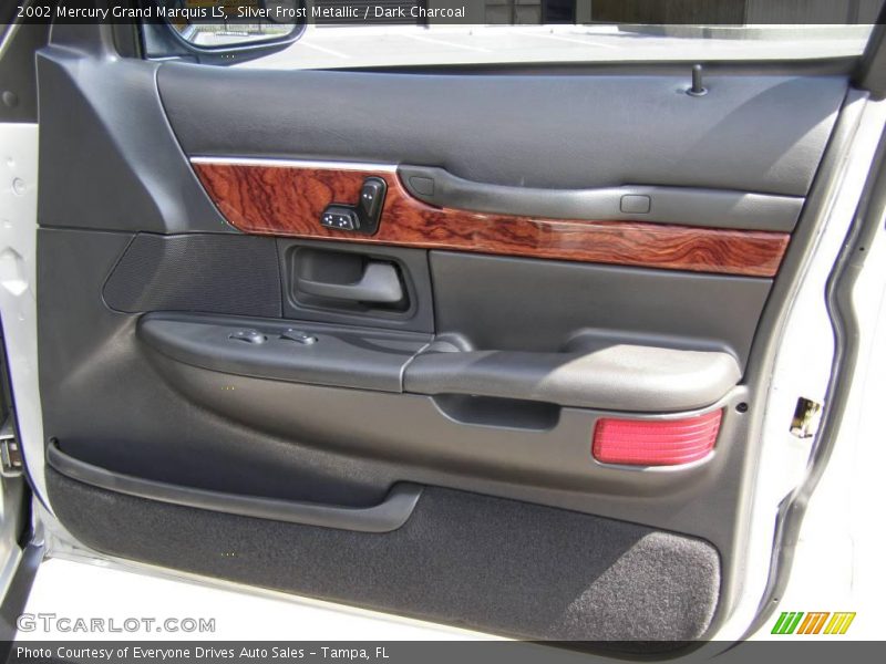 Silver Frost Metallic / Dark Charcoal 2002 Mercury Grand Marquis LS