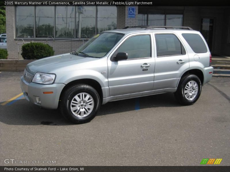 Satellite Silver Metallic / Pebble/Light Parchment 2005 Mercury Mariner V6 Convenience