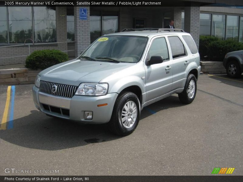 Satellite Silver Metallic / Pebble/Light Parchment 2005 Mercury Mariner V6 Convenience