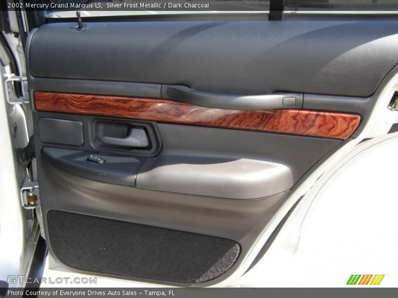 Silver Frost Metallic / Dark Charcoal 2002 Mercury Grand Marquis LS