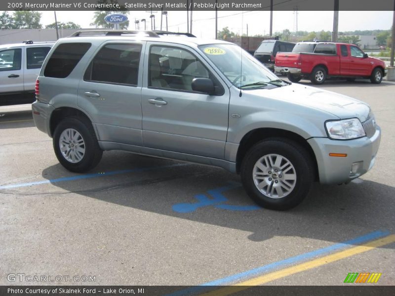 Satellite Silver Metallic / Pebble/Light Parchment 2005 Mercury Mariner V6 Convenience