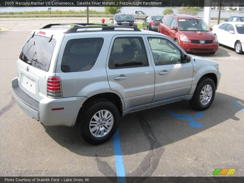 Satellite Silver Metallic / Pebble/Light Parchment 2005 Mercury Mariner V6 Convenience