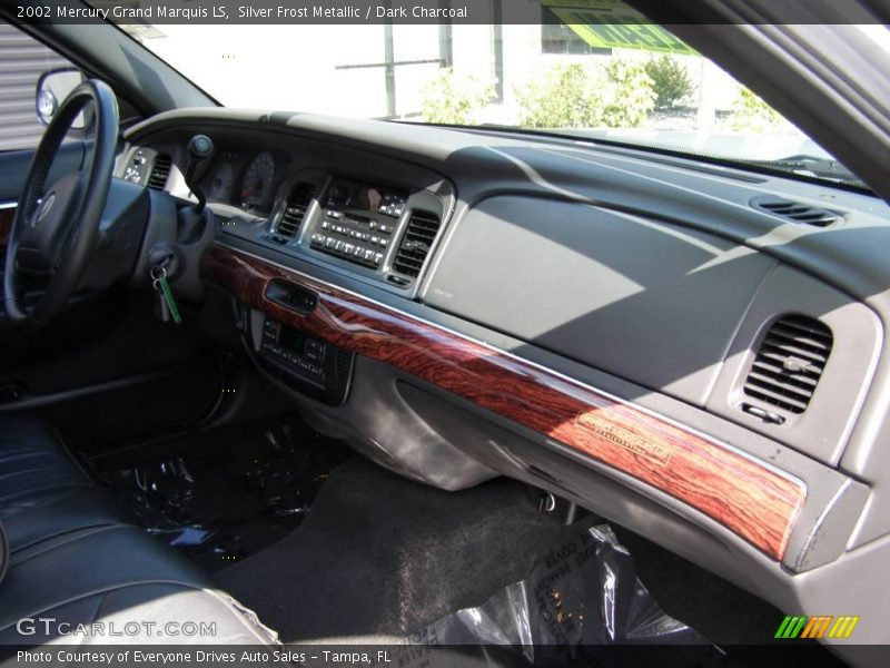 Silver Frost Metallic / Dark Charcoal 2002 Mercury Grand Marquis LS