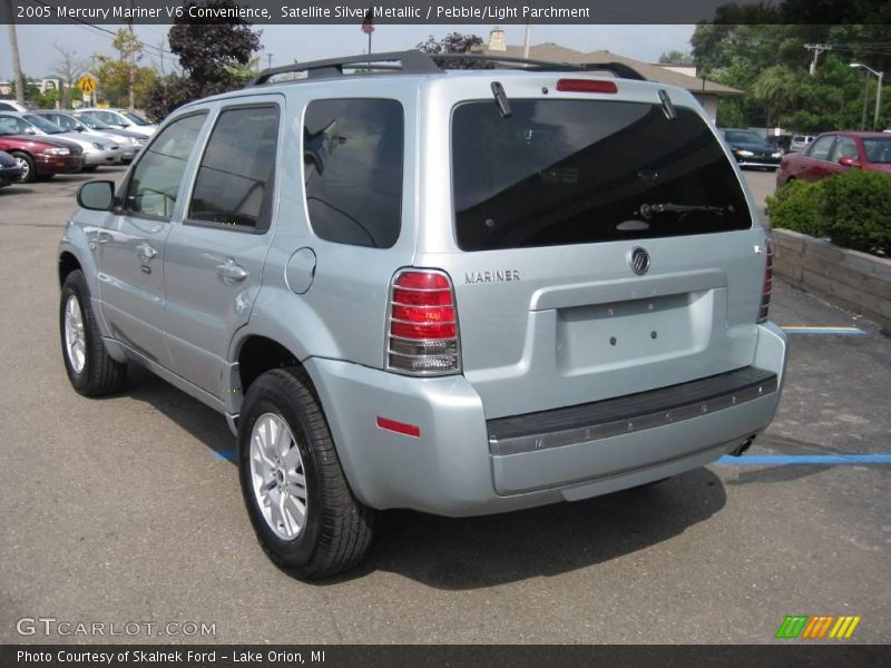 Satellite Silver Metallic / Pebble/Light Parchment 2005 Mercury Mariner V6 Convenience