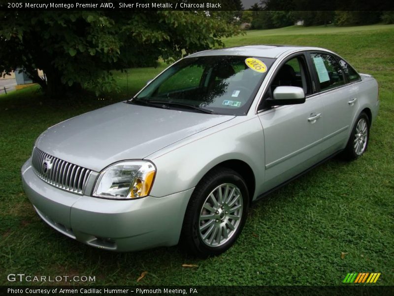 Silver Frost Metallic / Charcoal Black 2005 Mercury Montego Premier AWD