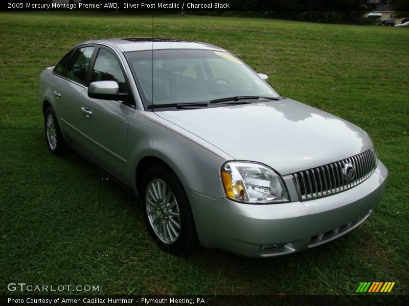 Silver Frost Metallic / Charcoal Black 2005 Mercury Montego Premier AWD