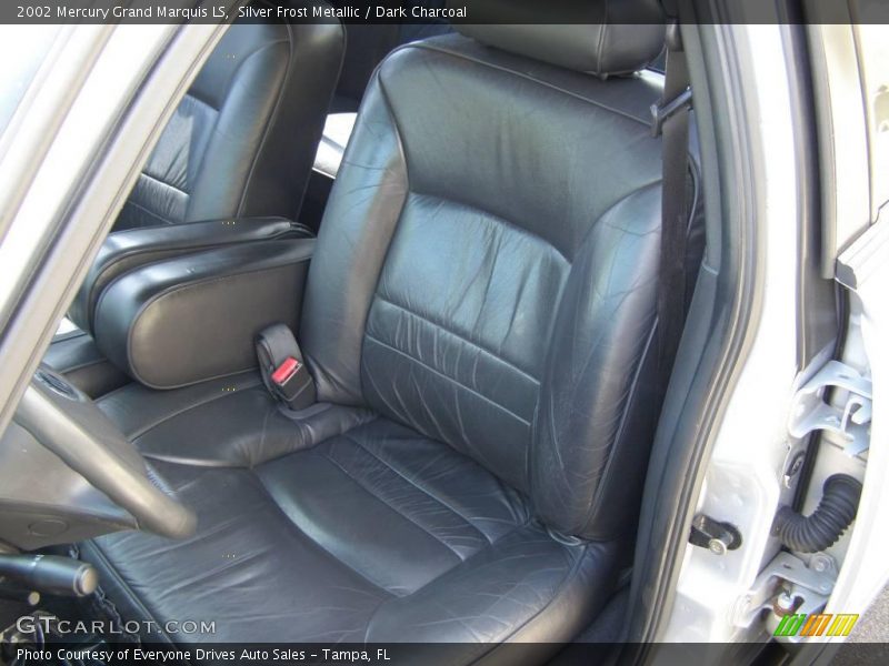 Silver Frost Metallic / Dark Charcoal 2002 Mercury Grand Marquis LS