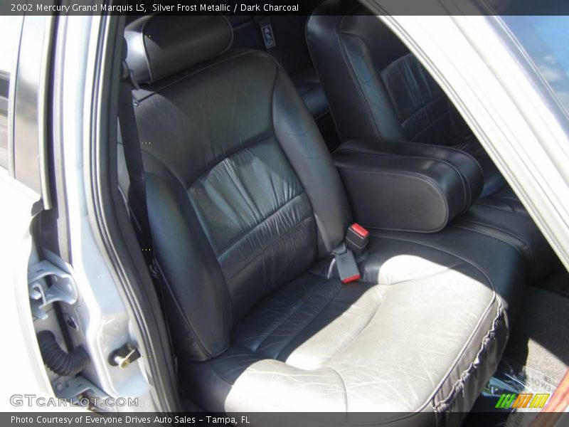 Silver Frost Metallic / Dark Charcoal 2002 Mercury Grand Marquis LS