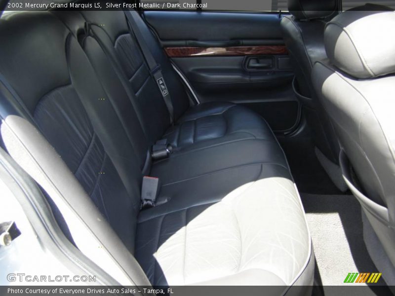 Silver Frost Metallic / Dark Charcoal 2002 Mercury Grand Marquis LS