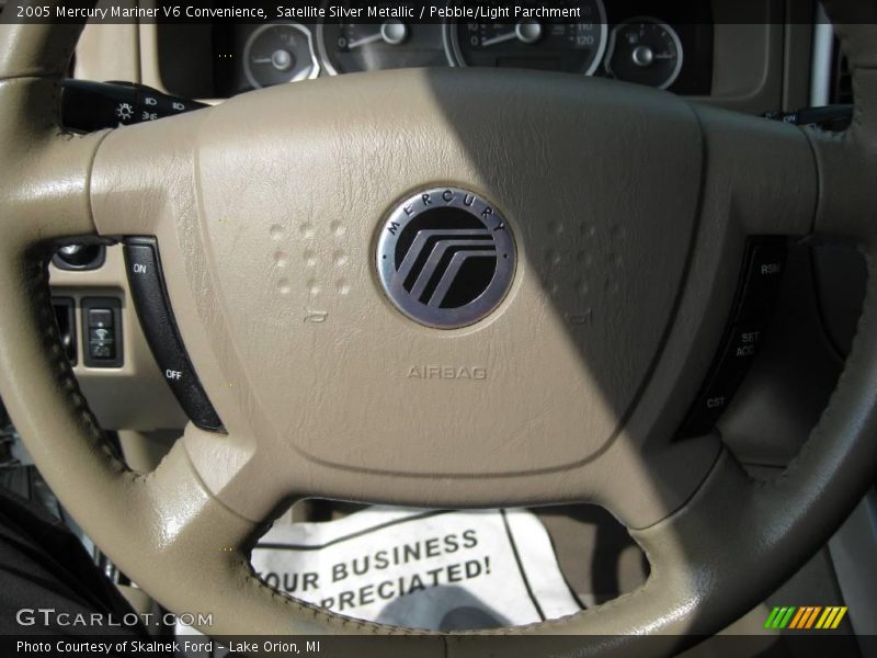 Satellite Silver Metallic / Pebble/Light Parchment 2005 Mercury Mariner V6 Convenience