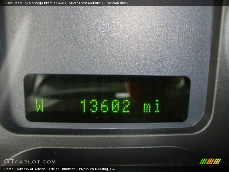 Silver Frost Metallic / Charcoal Black 2005 Mercury Montego Premier AWD